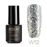 ROSALIND Nail Polish For Gel Nails Extension Polish Soak off UV Semi Permanent LED  Manicure Hybrid Nail Polish Gel Varnishes