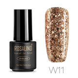 ROSALIND Nail Polish For Gel Nails Extension Polish Soak off UV Semi Permanent LED  Manicure Hybrid Nail Polish Gel Varnishes