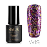 ROSALIND Nail Polish For Gel Nails Extension Polish Soak off UV Semi Permanent LED  Manicure Hybrid Nail Polish Gel Varnishes