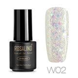 ROSALIND Nail Polish For Gel Nails Extension Polish Soak off UV Semi Permanent LED  Manicure Hybrid Nail Polish Gel Varnishes