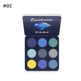 9 Colors Nude Shining Glitter Eyeshadow Palette Waterproof Smoky Eye Shadow Pallete Matt Powder Cosmetics