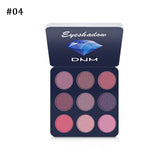 9 Colors Nude Shining Glitter Eyeshadow Palette Waterproof Smoky Eye Shadow Pallete Matt Powder Cosmetics