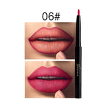 Professional Long Lasting Lip Liner Cosmetics Waterproof Pigment Sexy Red Purple Color Contour Matte Lips Pencil Makeup